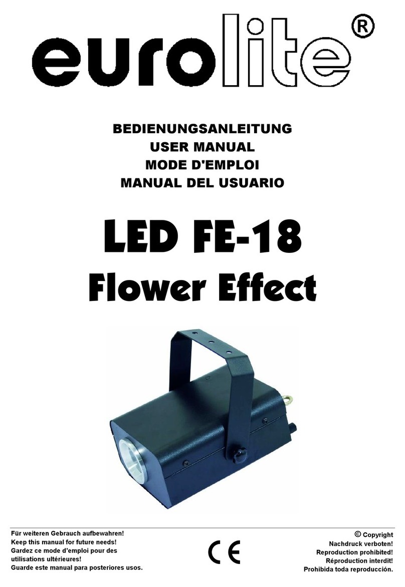 EuroLite LED FE-18 Flower Effect user manual