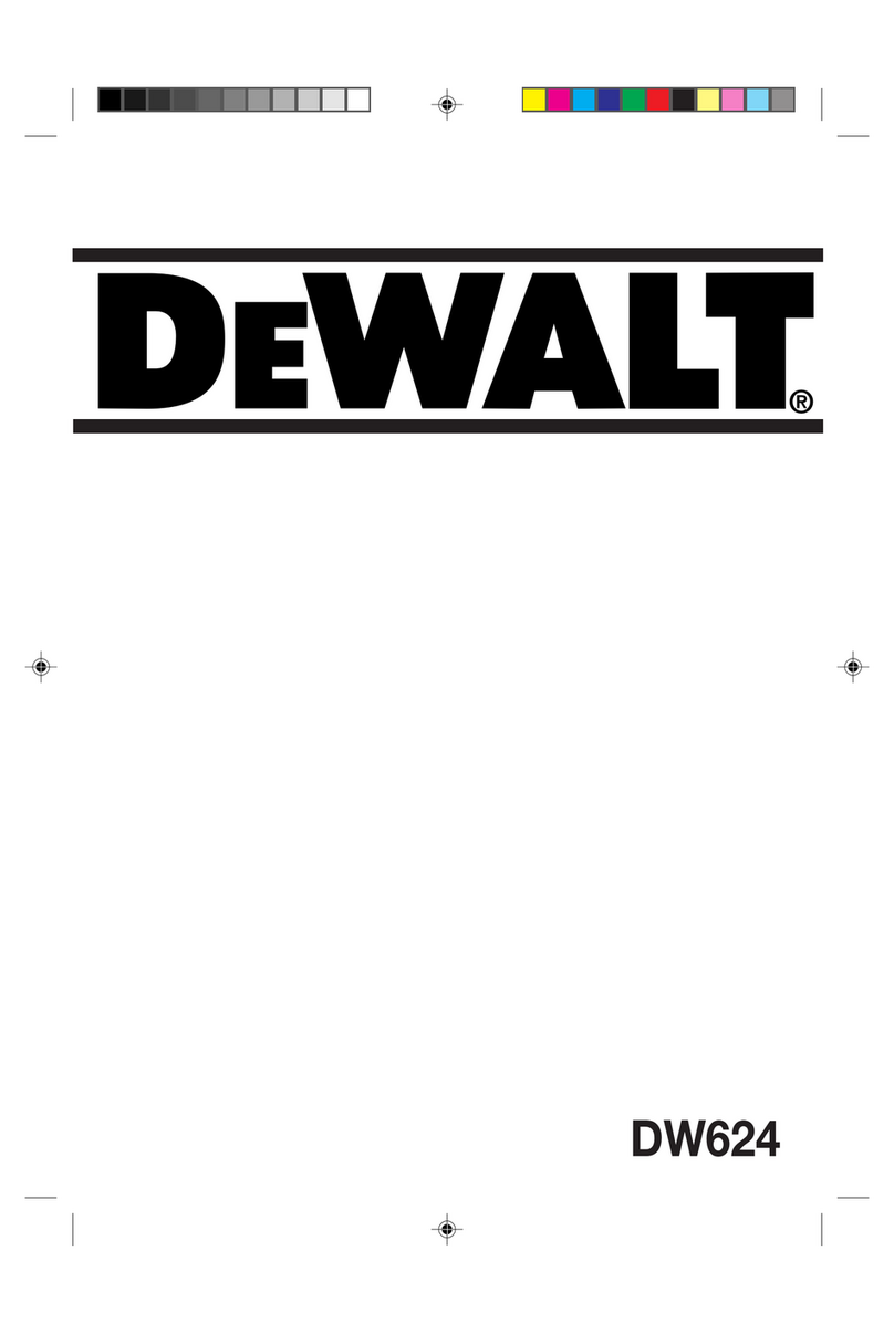 DeWalt DW624 User manual DeWalt DW624 User manual