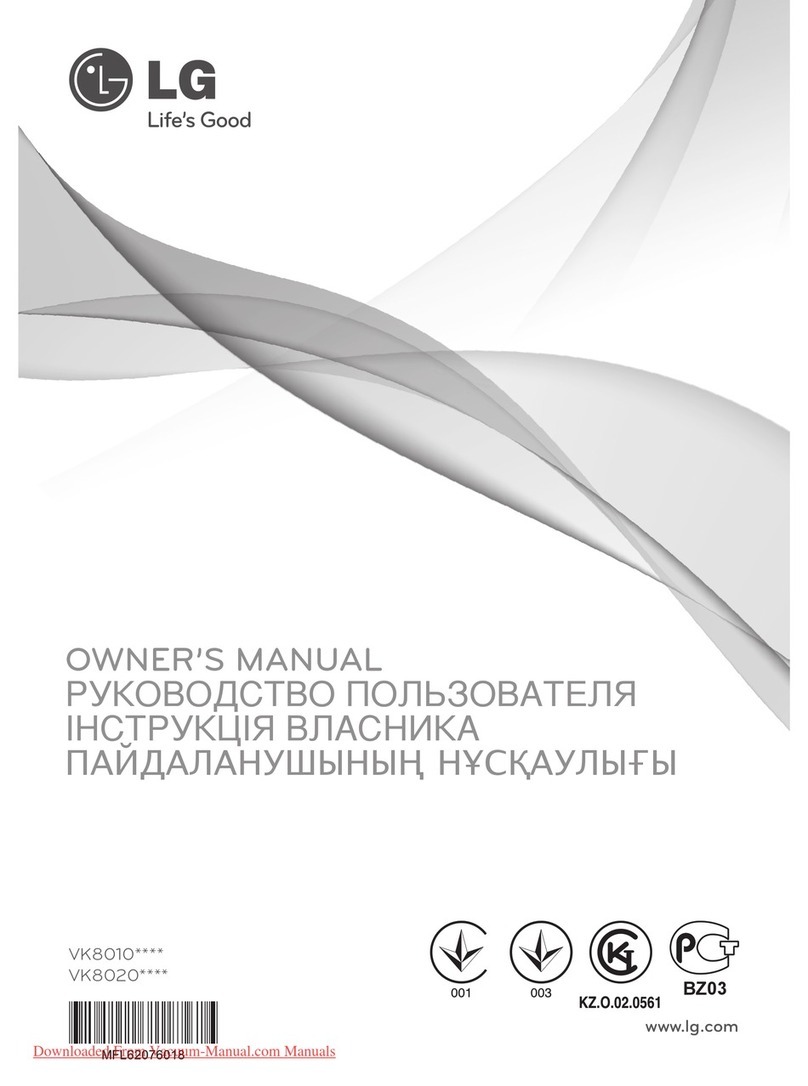LG VK8010 series owner's manual