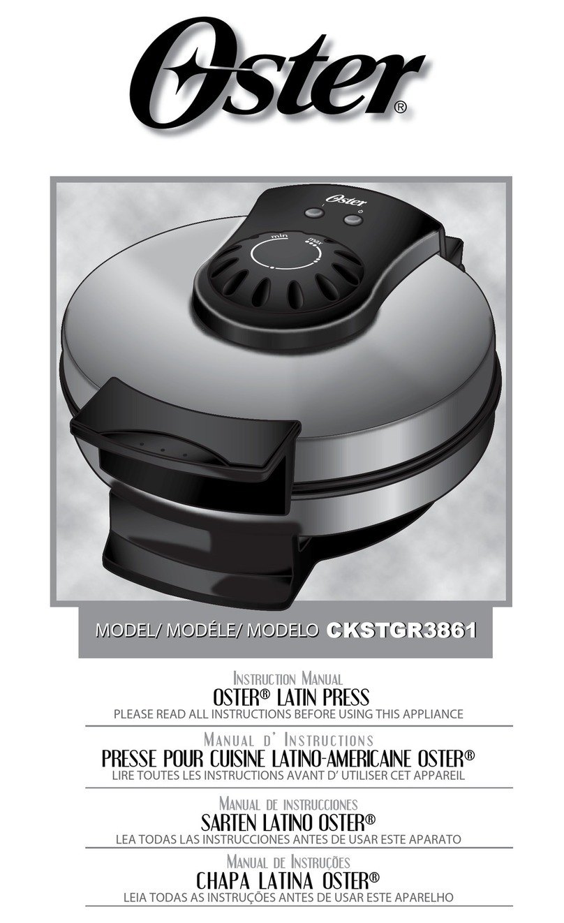 Oster CKSTGR3861 User manual