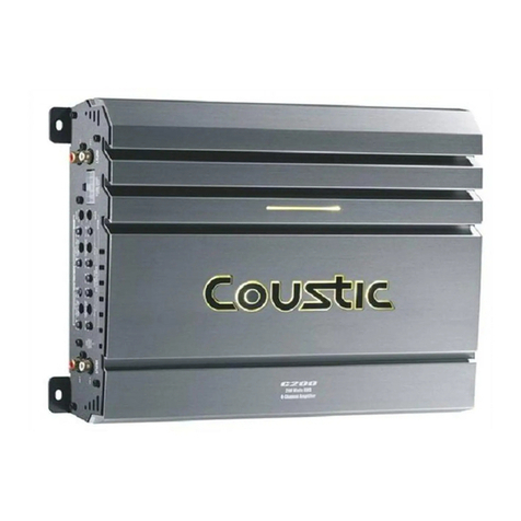 Coustic c200 owner's manual