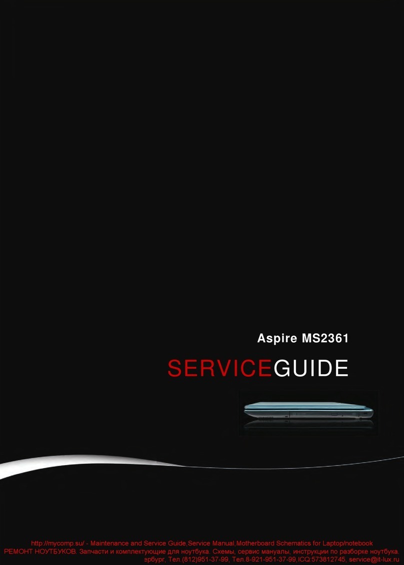 Acer Aspite MS2361 Service guide