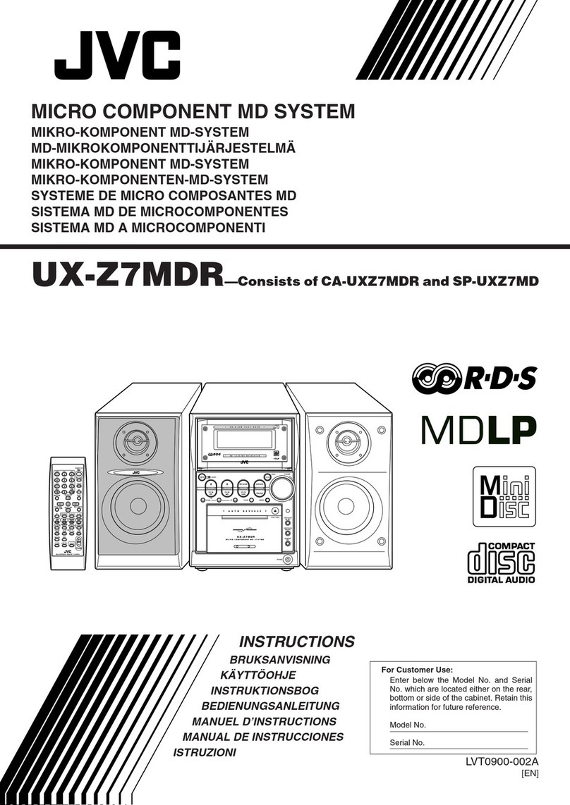 JVC UX-Z7MDR User manual