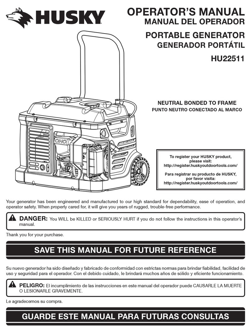 Husky HU22511 Operator's manual