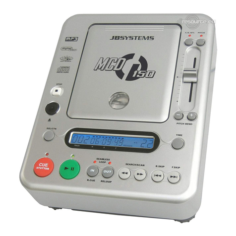 JB Systems MCD 150 Operation manual