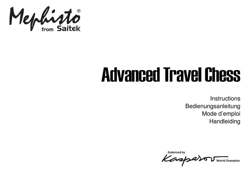 Mephisto Advanced Travel Chess instructions Mephisto Advanced Travel Chess instructions