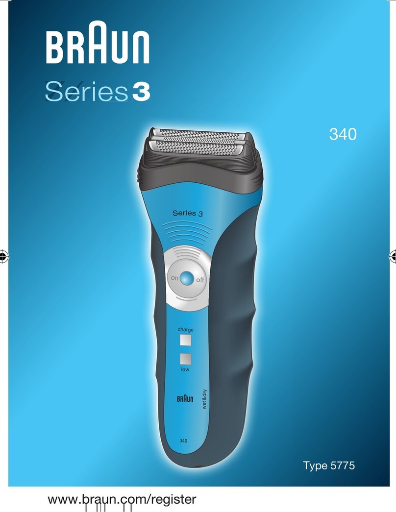 Braun 340 User manual