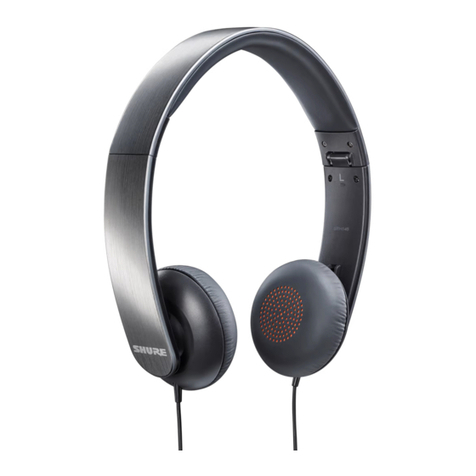 Shure Legendary Performance SRH145 manual