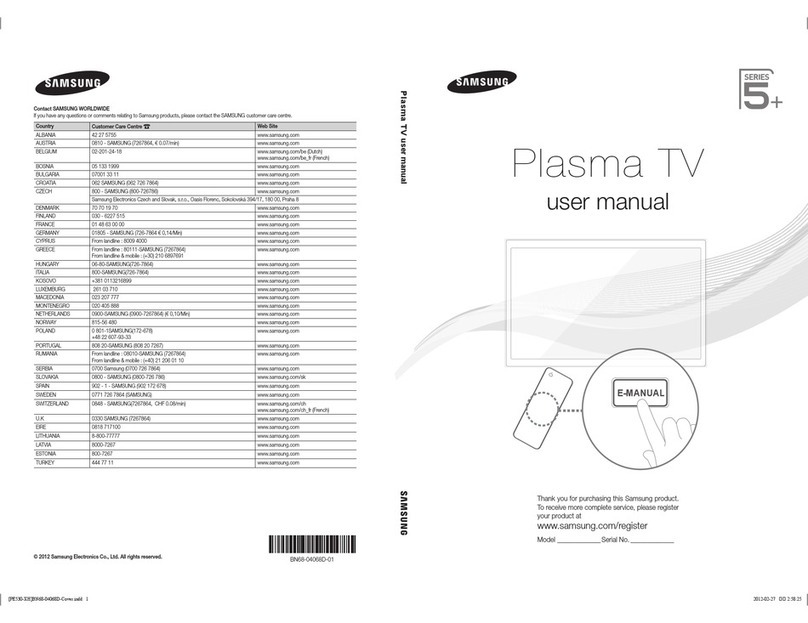 Samsung 5+ SERIES User manual