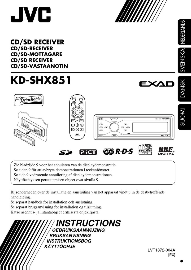 JVC EXAD KD-SHX851 User manual