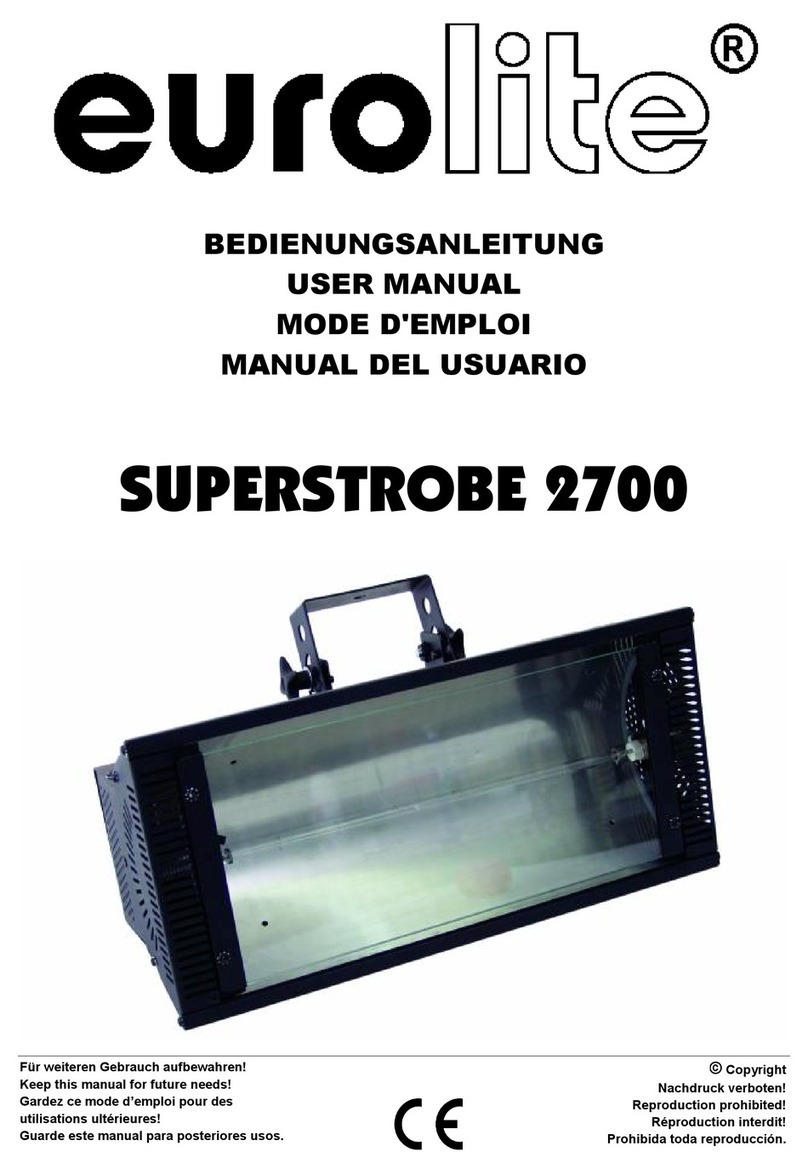EuroLite Superstrobe 2700 User manual