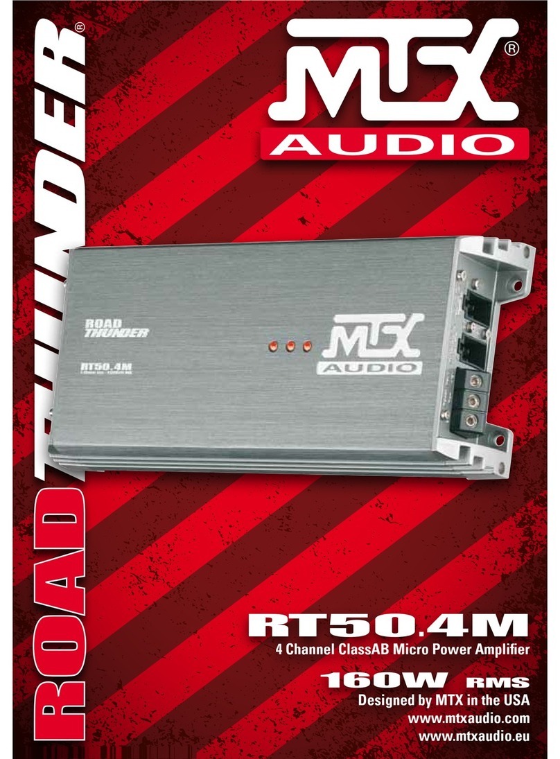 MTX RT50.4M User manual