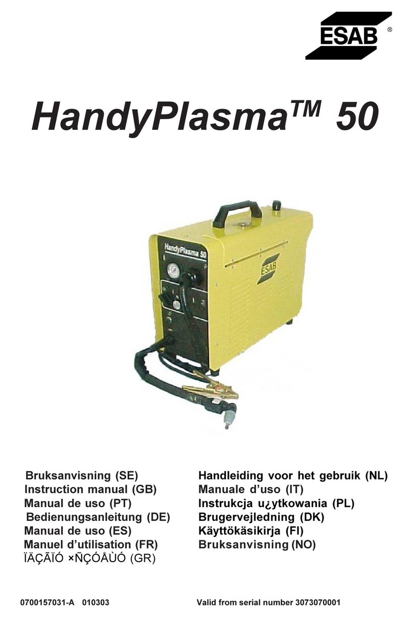ESAB HandyPlasma 50 instruction manual