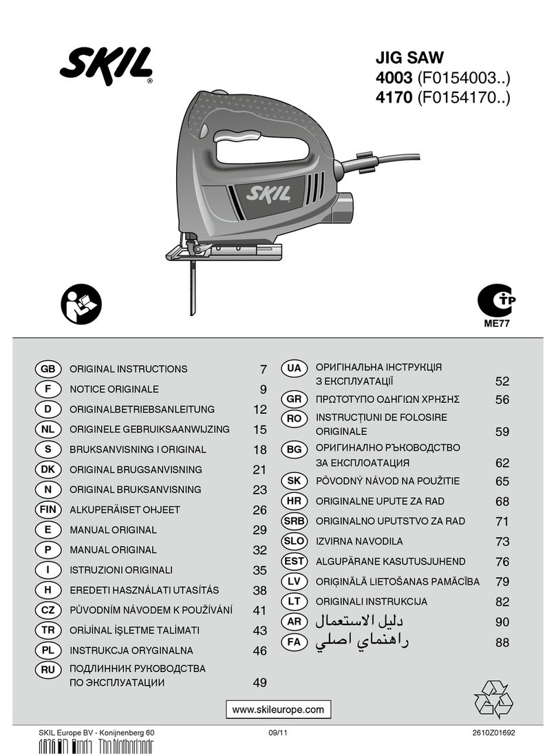 Skil 4003 Original instructions