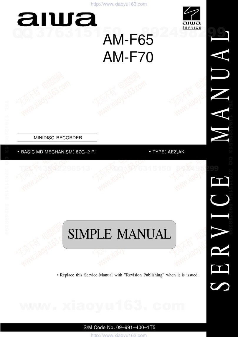 Aiwa AM-F65 User manual