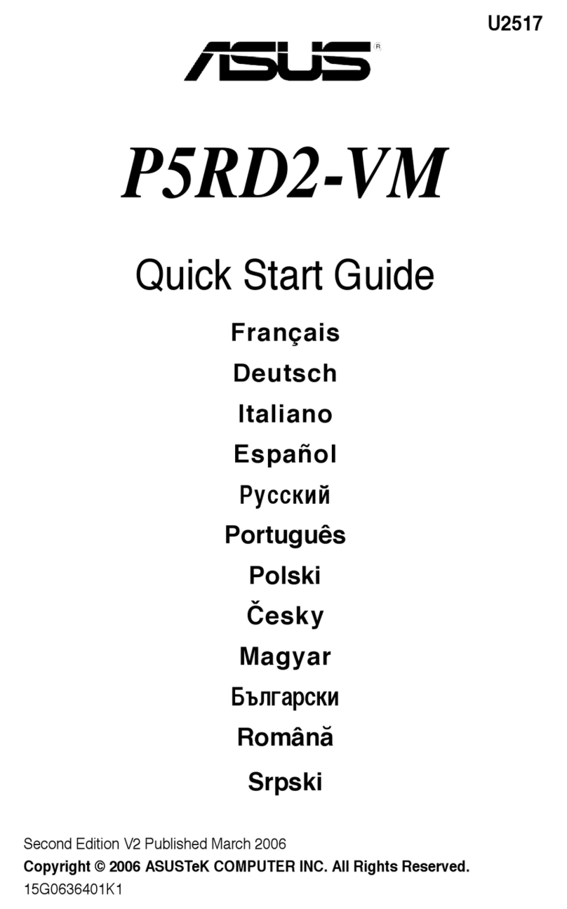 Asus P5RD2-VM quick start guide