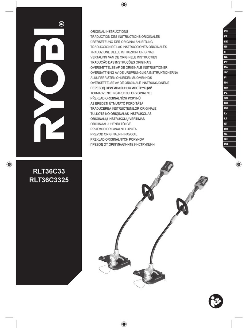 Ryobi RLT36C33 Original instructions