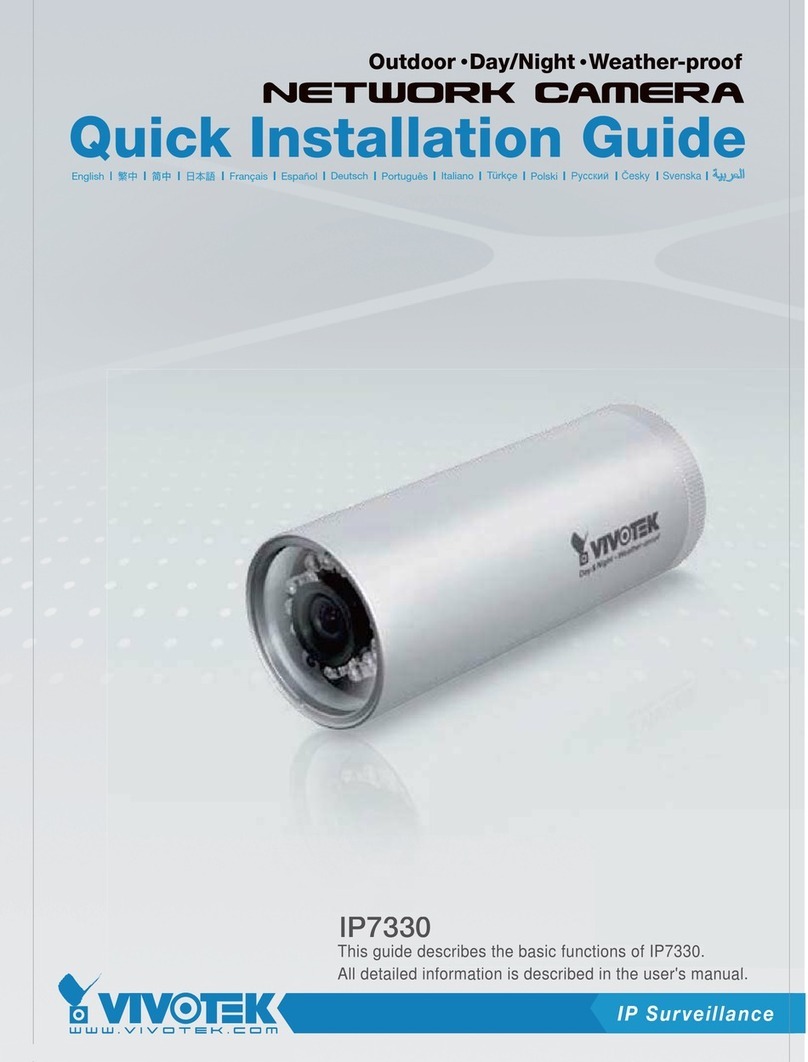 Vivotek IP7330 User manual Vivotek IP7330 User manual