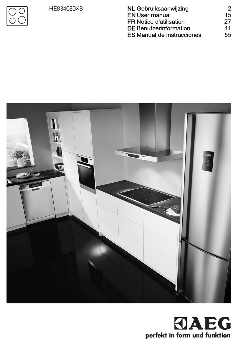 AEG HE834080XB User manual