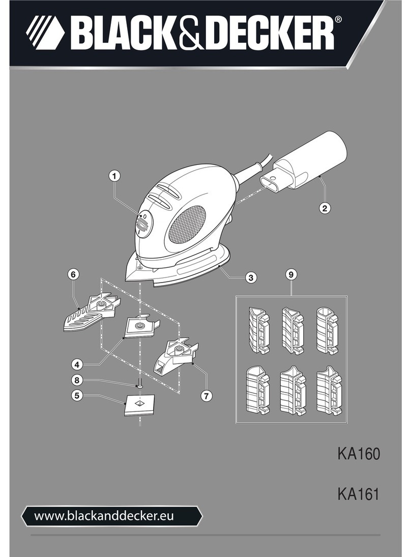 Black & Decker KA161 User manual