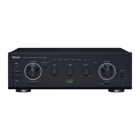 Teac A-R650mk2 owner's manual