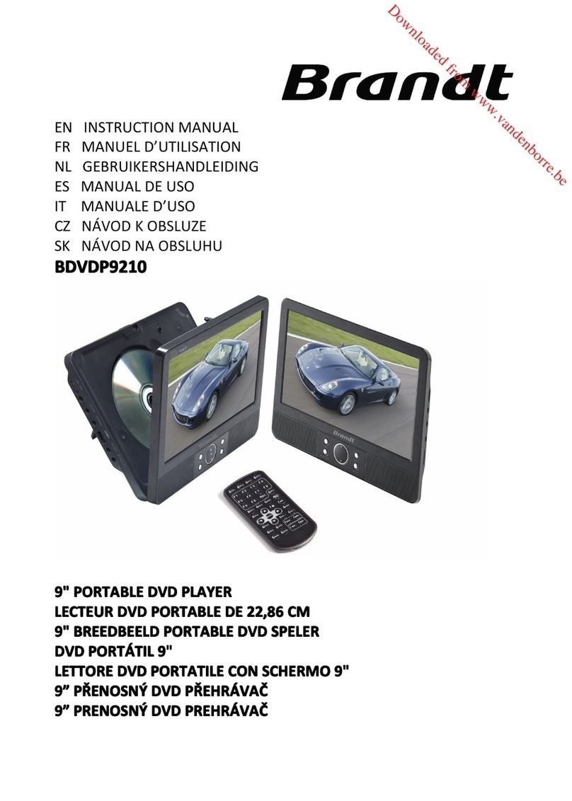 Brandt BDVDP9210 instruction manual