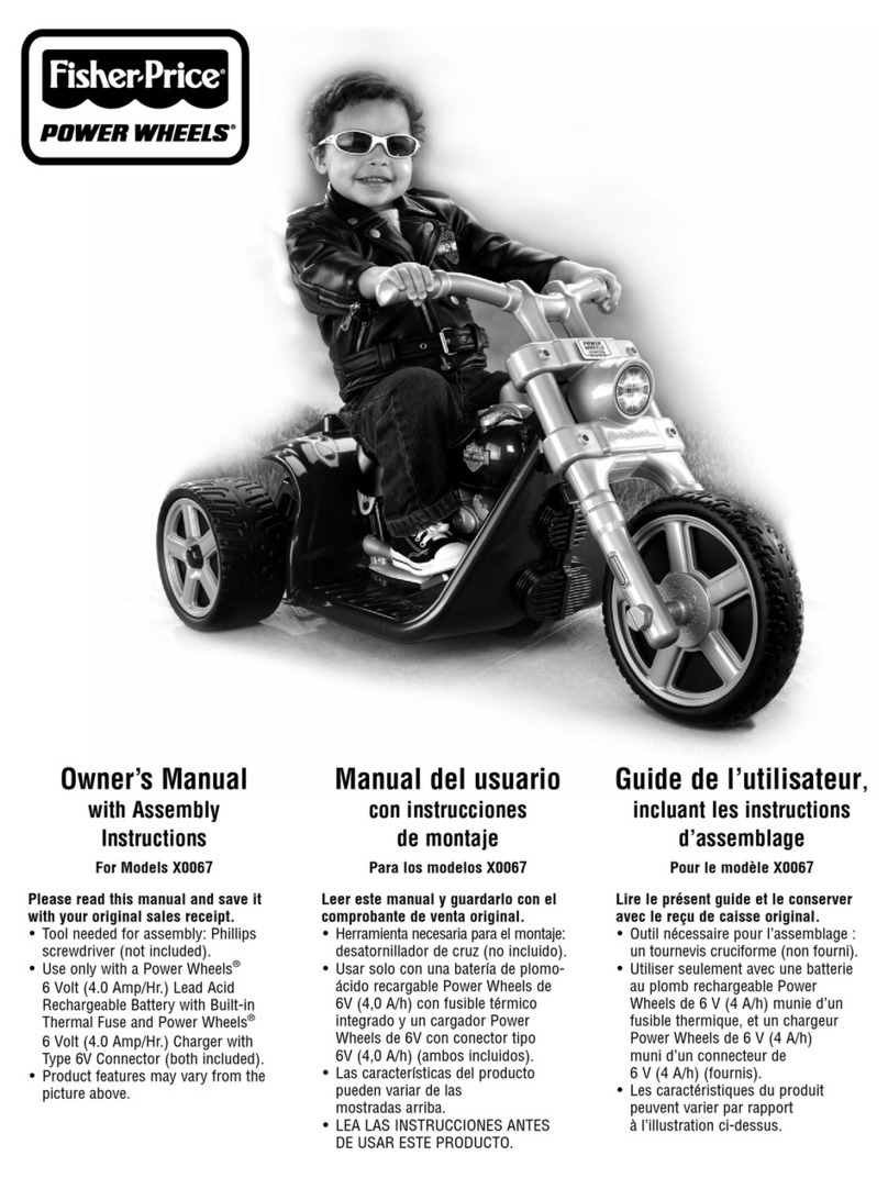 Fisher-Price X0067 User manual