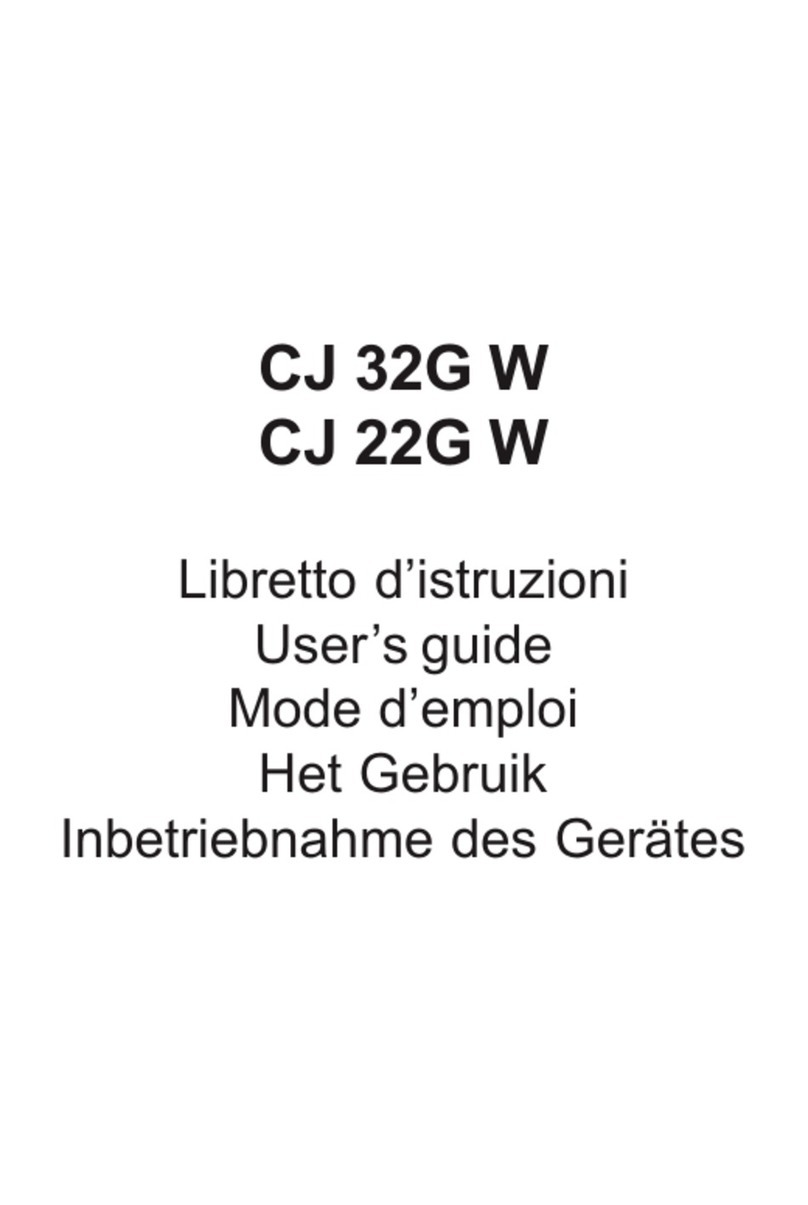 SCHOLTES CJ 22G W user guide