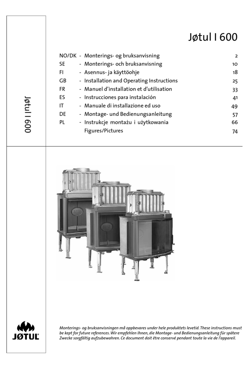 Jøtul I 600 User manual