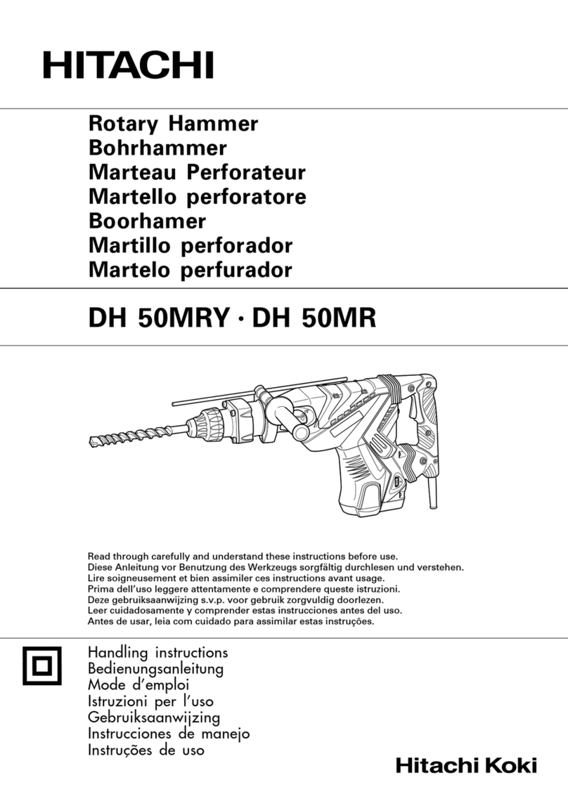 Hitachi DH 50MRY Handling instructions
