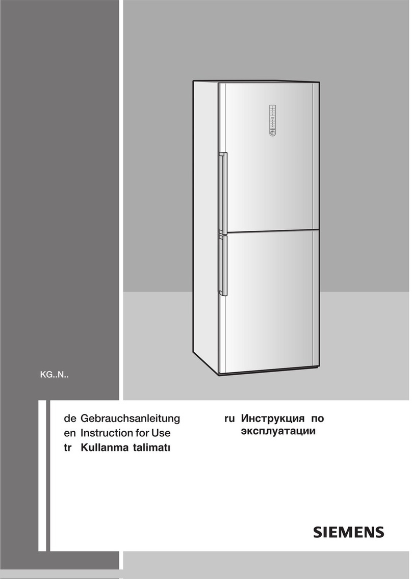 Siemens KG series N User manual