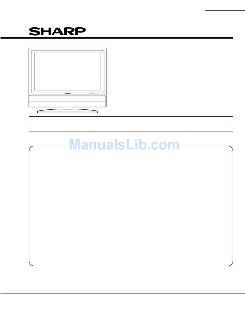 Sharp LC-26GA3E User manual