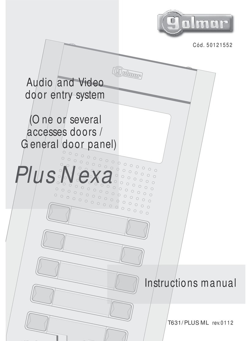 golmar T631/PLUS User manual