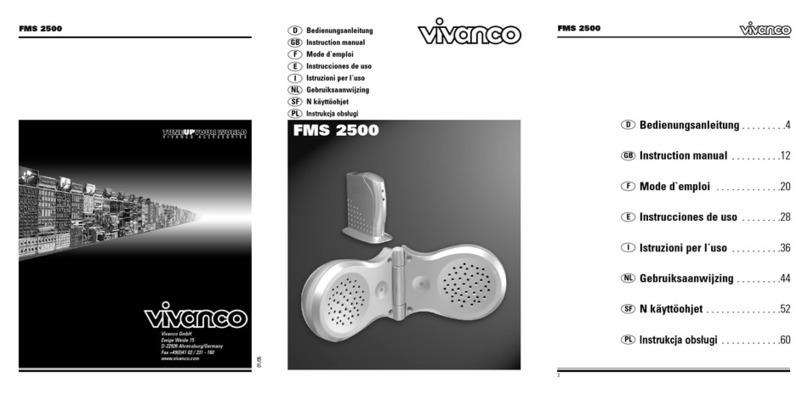 Vivanco FMS 2500 instruction manual