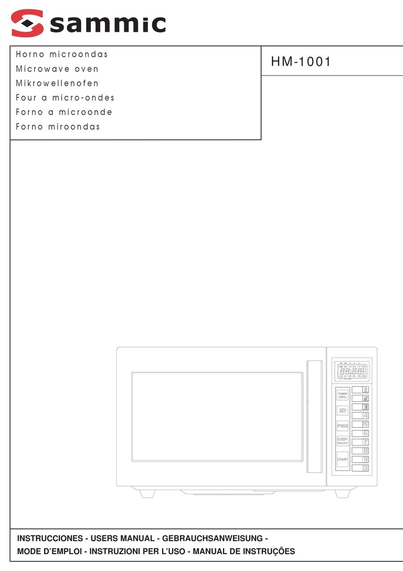 Sammic HM-1001 user manual