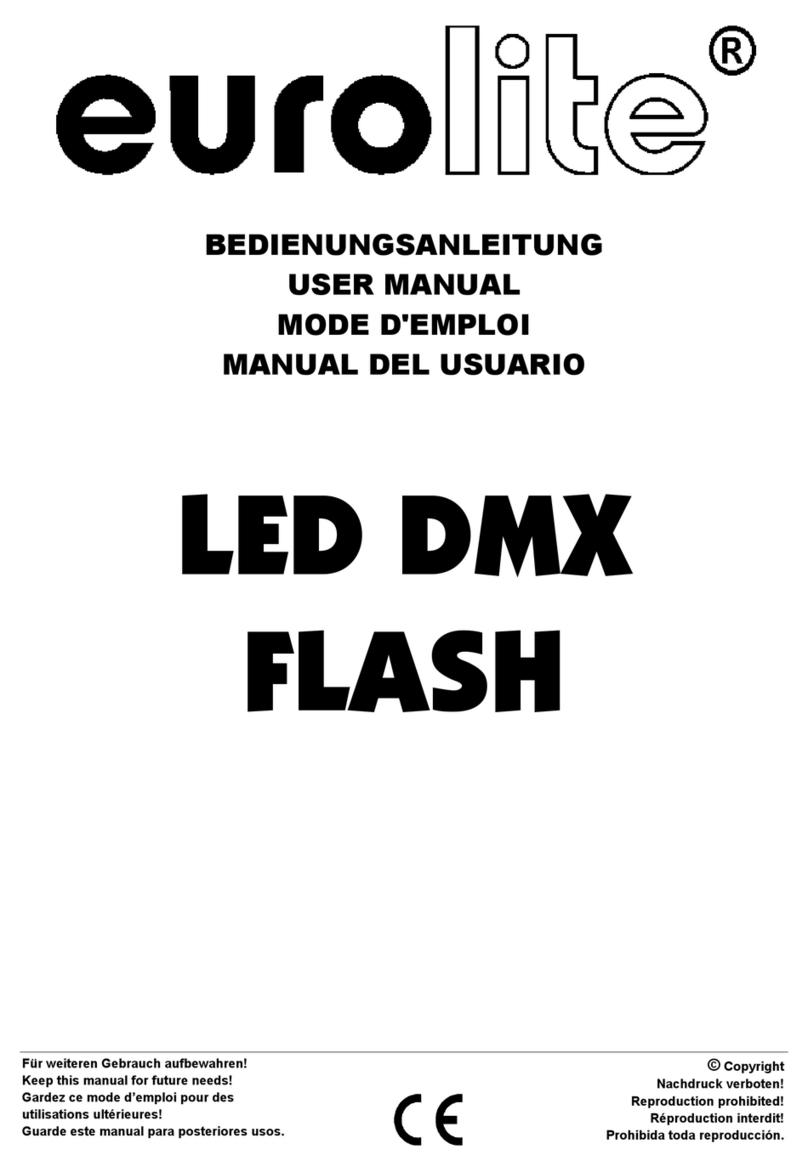 EuroLite LED DMX FLASH user manual