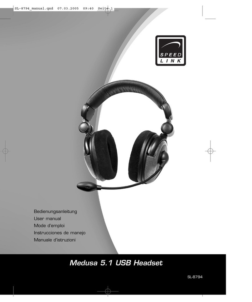 Speed Link Medusa SL-8794 user manual