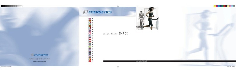 Energetics E-101 instruction manual