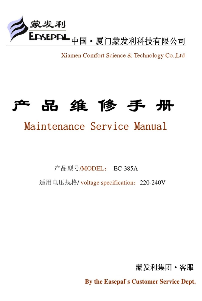 EASEPAL EC-385A Maintenance service manual EASEPAL EC-385A Maintenance service manual