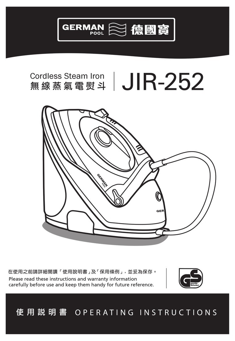 German pool JIR-252 operating instructions