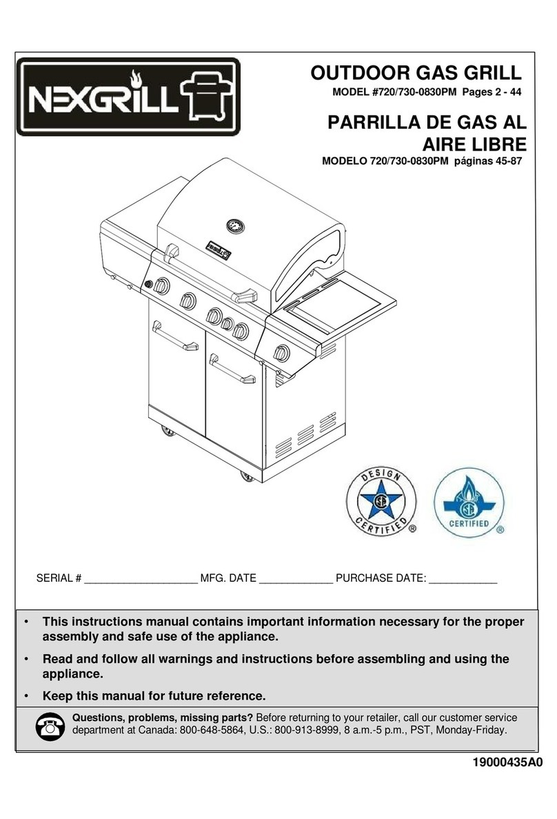 Nexgrill 730-0830PM User manual