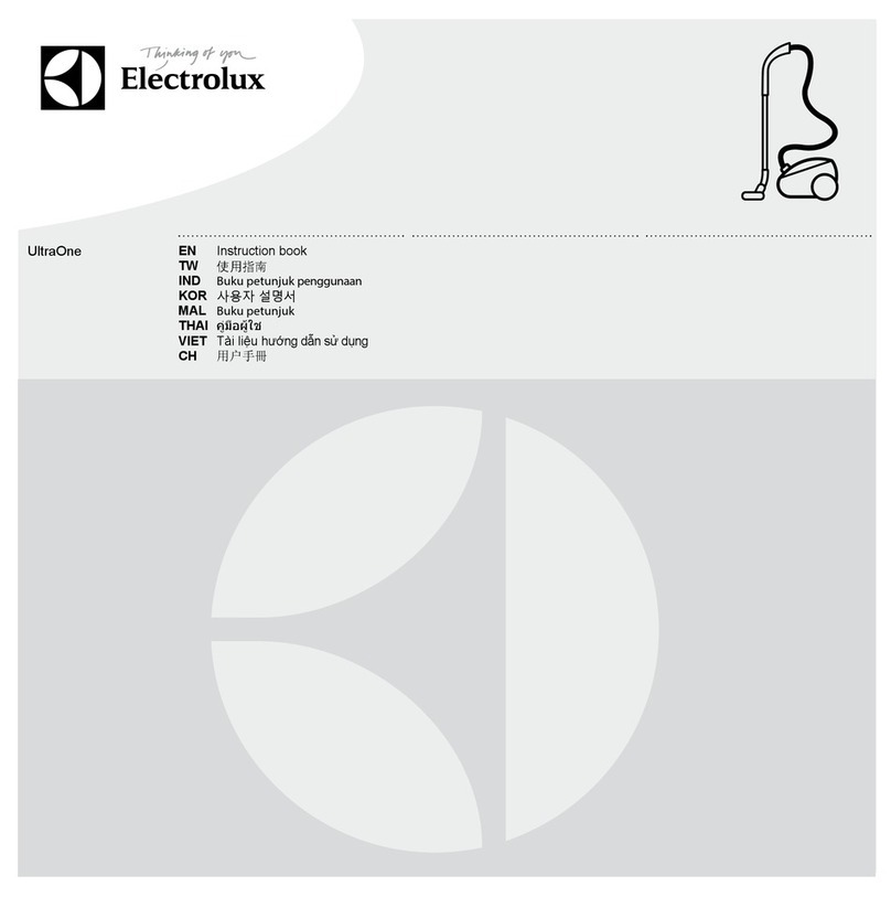 Electrolux Ultraone instruction manual