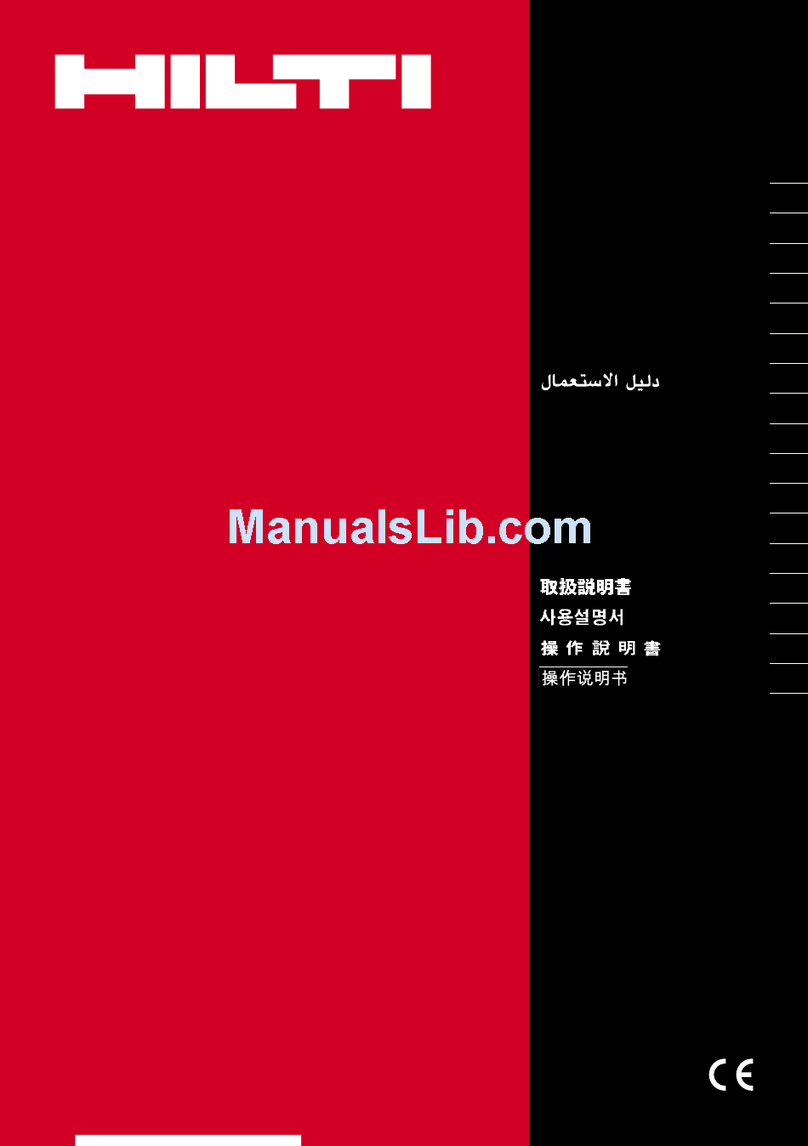 Hilti TE 70-D/AVR User manual