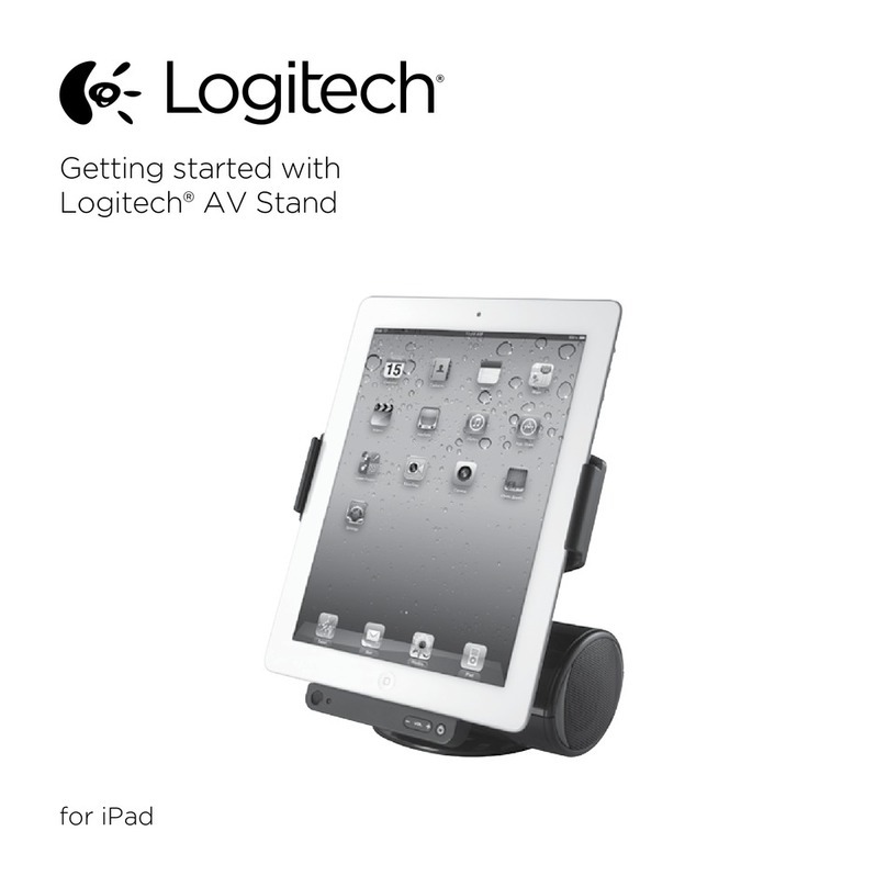Logitech AV Stand User manual Logitech AV Stand User manual