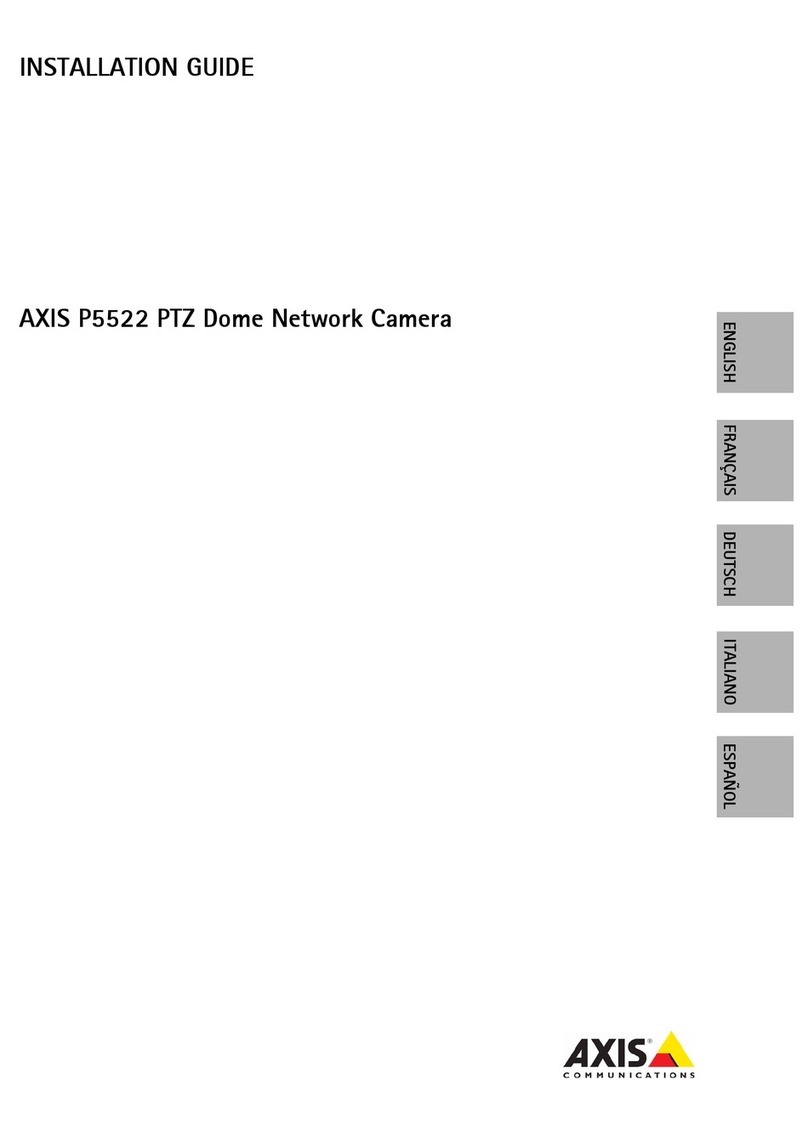 Axis P5522 installation guide