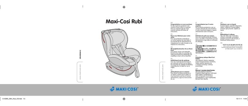 MaxiCosi Rubi Troubleshooting guide
