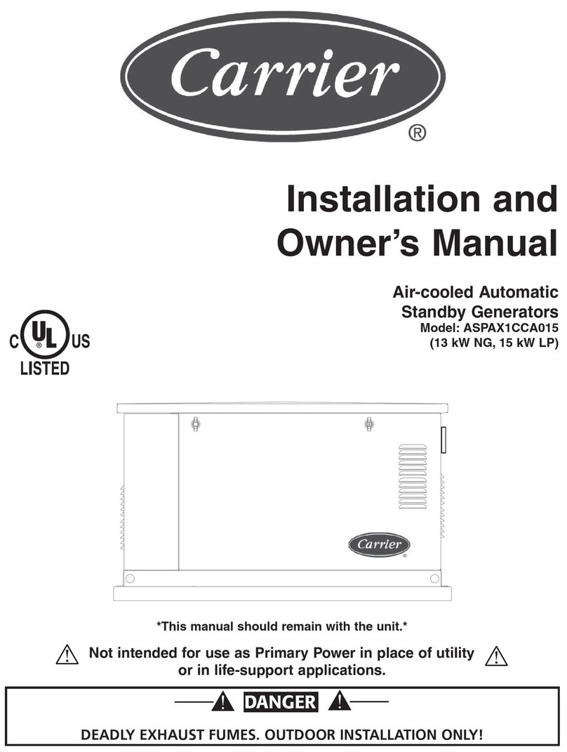 Carrier ASPAX1CCA015 Installation instructions