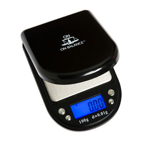 On Balance SP-100 user manual