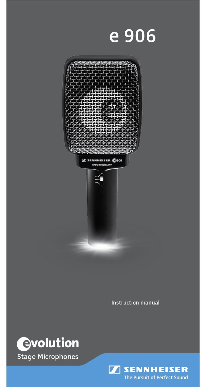 Sennheiser Evolution E 906 User manual