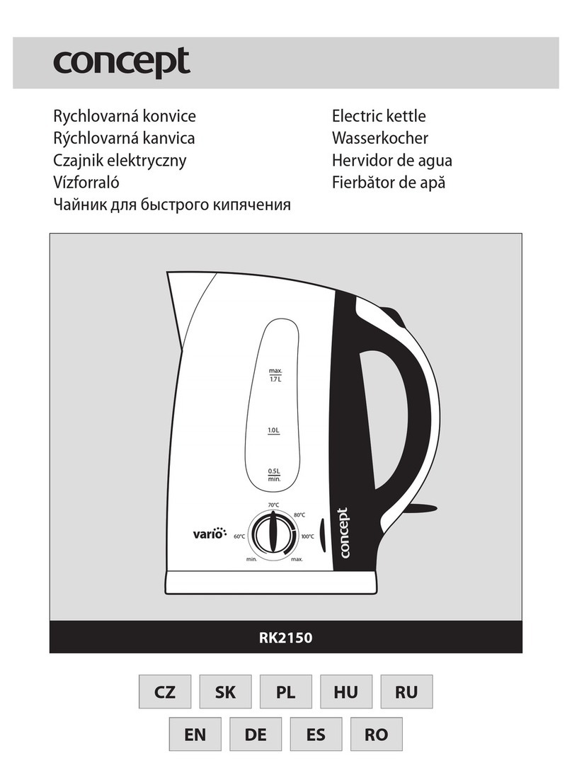 Concept2 RK2150 operating manual
